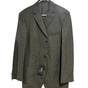 NWT Vintage Mens Hugo Boss Venus Grey Wool Blazer Coat